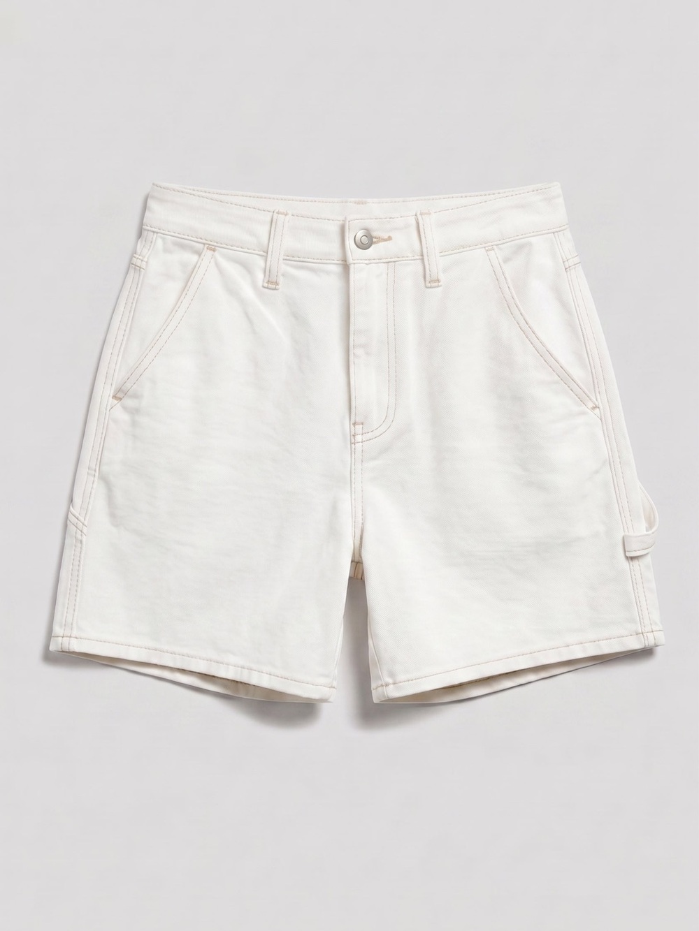 NWOT JBD Just Black Denim High Rise Utility Shorts | Ivory | Women’s M
